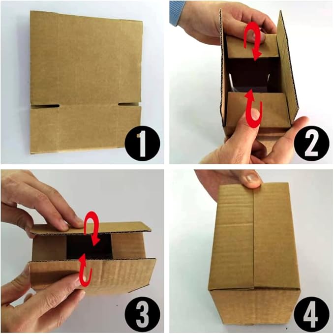 SAI Premium Corrugated Moving Box (10-Pack) (10x7x5, Kraft (5pack))