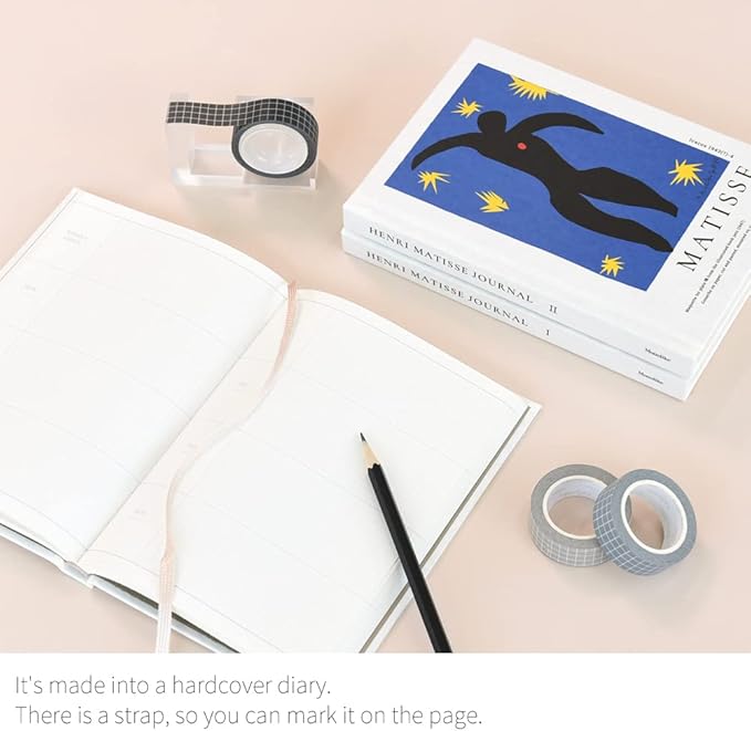 Monolike Hardcover Henri Matisse Diary, HENRI MATISSE JOURNAL Ⅰ - Academic Planner Weekly & Monthly Planner