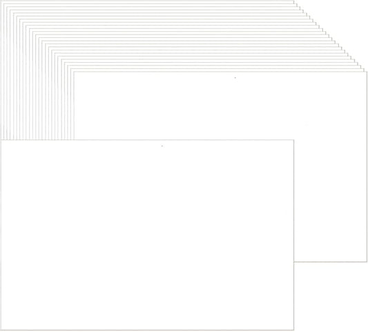 Baisunt 50 Pack 4x6 White Cardstock Paper Blank Thick Heavyweight 92lb Card Stock for Making Greeting Cards, Invitations cards, Photos, Postcards
