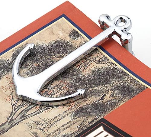 Creative Anchor Bookmark for Reading Hands Free Metal Bookmark Page Holder Book Holder Students Teachers Graduation Gifts School Office Supplies (Golden)