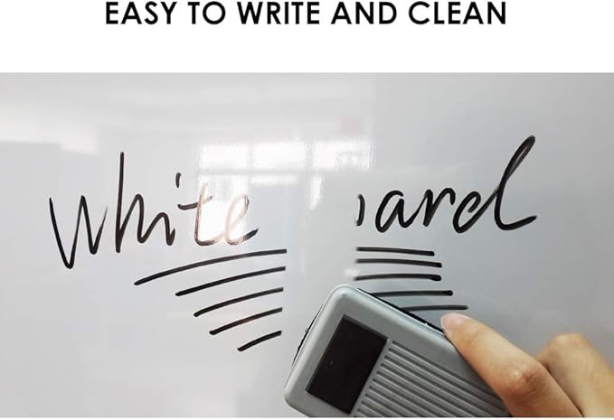 XIWODE Magnetic Dry Erase Board，Whiteboard for Wall, 24 x 48 inches, Whiteboard Marker Board Writing Board，Silver Aluminum Frame, Durable,Whiteboard for Home School & Office
