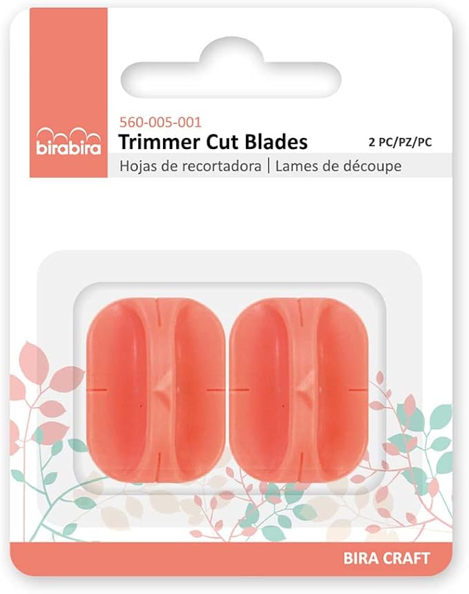 Bira Craft Paper Trimmer and Scorer Replacement Blades Cut/Score for Coupons Craft Paper and Photos (2 Cuttings)