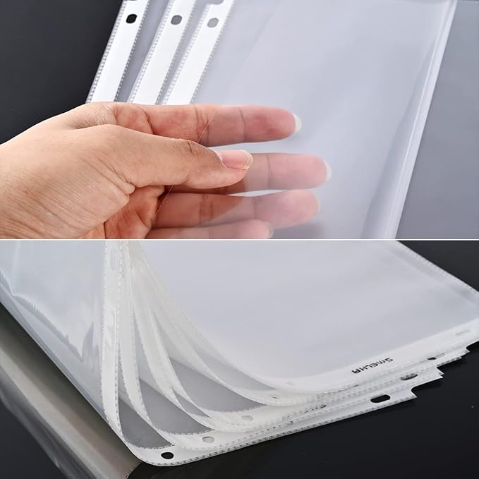 Sheet Protectors 200 Page,Page Protector 8.5" x 11" ，Upgraded Clear Plastic Page Protectors,for 3 Ring Binder, Top Loading Paper Protector with Reinforced Holes,Holds Multiple Sheets，Letter Size