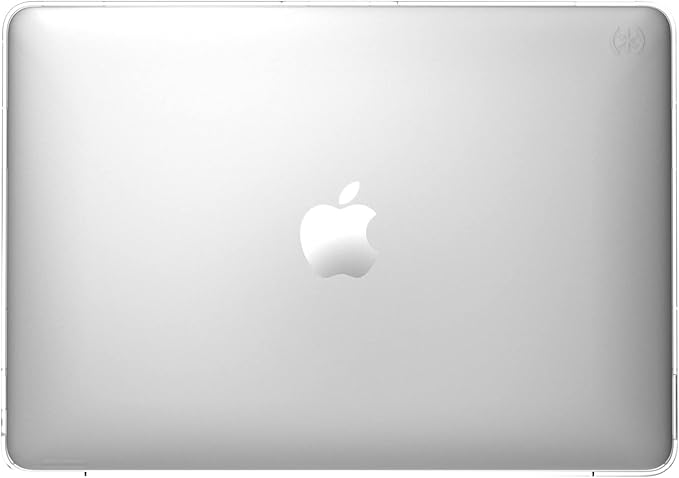 Speck Compatible with MacBook Air 13 Inch Case 2020 Release A2179 - Plastic Hard Shell Case - Drop Protection, Anti-Yellowing & Anti-Fade - Soft Touch Clear Case for MacbBook Air 13 Inch - SmartShell