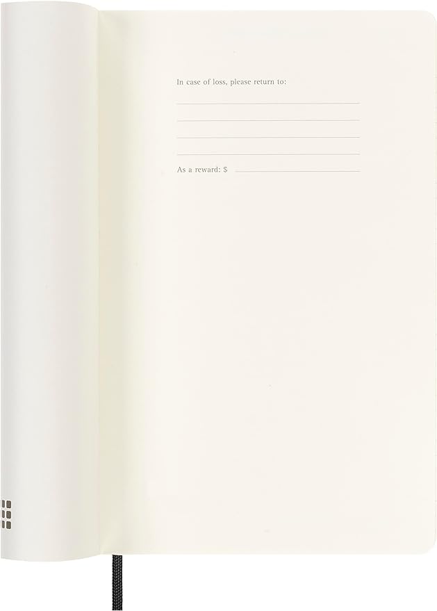Moleskine Classic 18 Month 2023-2024 Weekly Planner, Soft Cover, Large (5" x 8.25"), Black