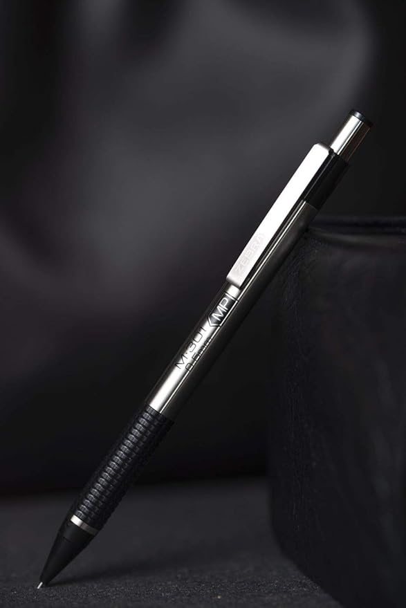 Zebra Pen M-301 Mechanical Pencil, Stainless Steel Barrel, Fine Point, 0.5mm, Black Grip, 2 Count (Pack of 1)
