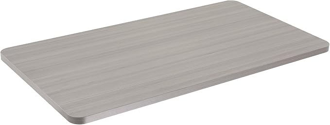 VIVO Dark Gray 43 x 24 inch Universal Solid One-Piece Table Top for Standard and Sit to Stand Height Adjustable Home and Office Desk Frames, DESK-TOP43G