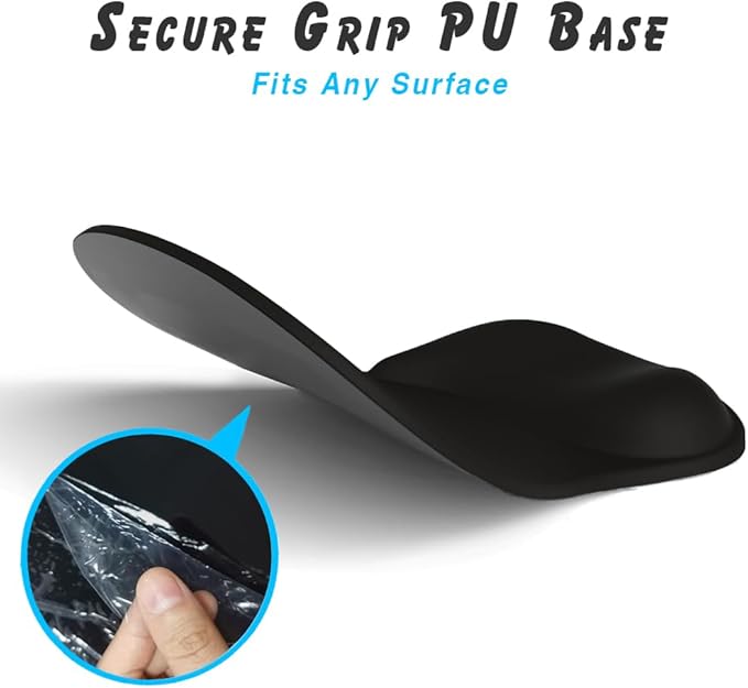 ErgoComfort Gel Wrist Rest Mouse Pad-Ergonomic Office Mousepad with Wrist Support-Non-Slip, Design Desk Accessories Mat for Home&Game Decor (06Lavender Haze)