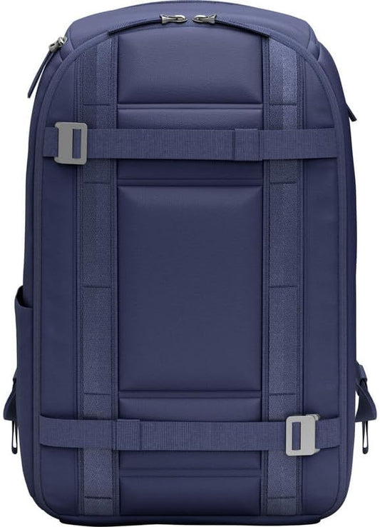 Db Journey Ramverk Backpack - Durable Travel Backpack with Laptop Compartment & Pockets for Work, Luggage Backpack with Roller Bag Hook Up System, 26L - Blue Hour