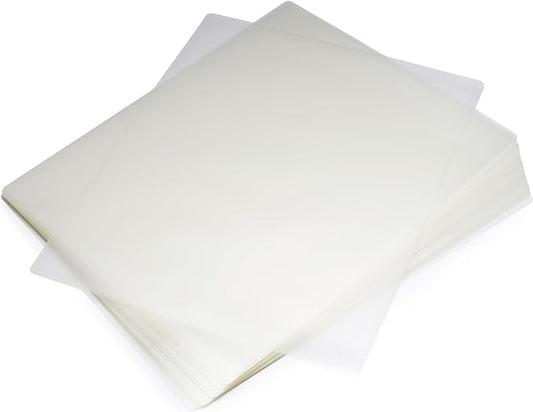 Amazon Basics Clear Thermal Laminating Plastic Paper Laminator Sheets, 9 x 11.5-Inch, 50-Pack, 3mil
