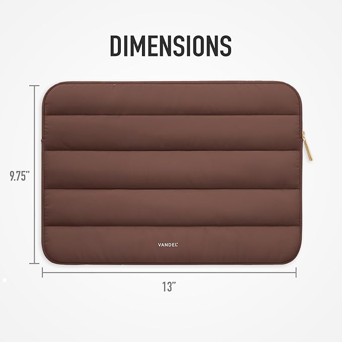 Vandel - The Original Puffy Laptop Sleeve 13-14 Inch Laptop Sleeve for Women. College Student Gifts for Christmas, Laptop Cover, MacBook Pro 14 Inch Sleeve, MacBook Air Sleeve 13 Inch, iPad Pro 12.9