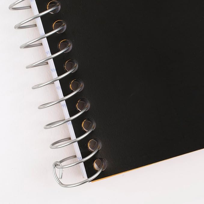 Five Star Spiral Notebook, 2 Subject, College Ruled, 9 1/2" x 6" 80 Sheets, Black (840029AA2-ECM)