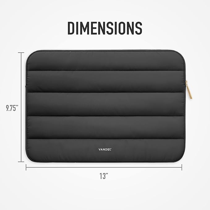 Vandel - The Original Puffy Laptop Sleeve 13-14 Inch Laptop Sleeve for Women. College Student Gifts for Christmas, Laptop Cover, MacBook Pro 14 Inch Sleeve, MacBook Air Sleeve 13 Inch, iPad Pro 12.9