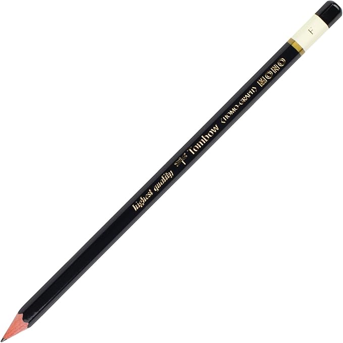 Tombow 51510 MONO Drawing Pencil, F, Graphite, 12-Pack