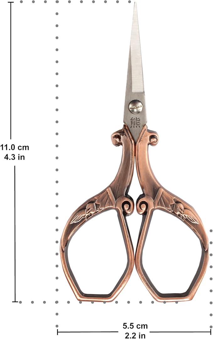JubileeYarn Chinese Wing & Cloud Embroidery Craft Scissors - Assortment - 9 Scissors