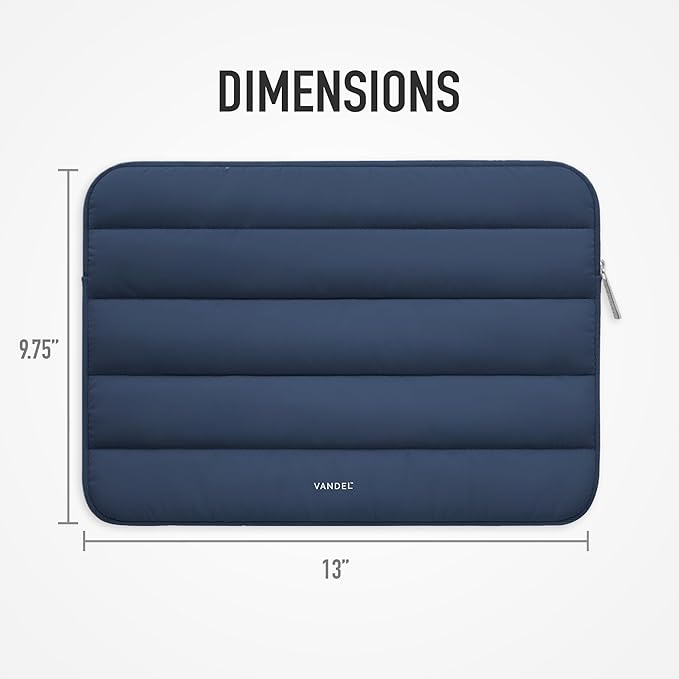 Vandel - The Original Puffy Laptop Sleeve 13-14 Inch Laptop Sleeve for Women. College Student Gifts for Christmas, Laptop Cover, MacBook Pro 14 Inch Sleeve, MacBook Air Sleeve 13 Inch, iPad Pro 12.9