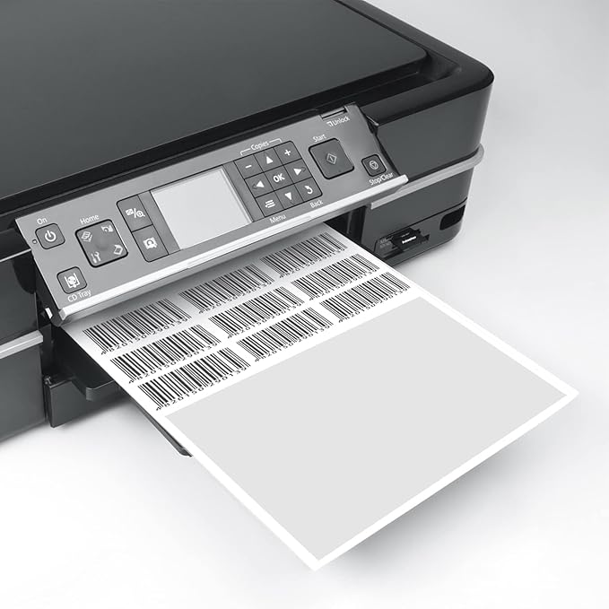 1" x 2-5/8" Address Labels 3000 Labels Sticker Paper for Laser/Ink Jet Printer mailing Labels 8.5"×11" White 30 per Sheet