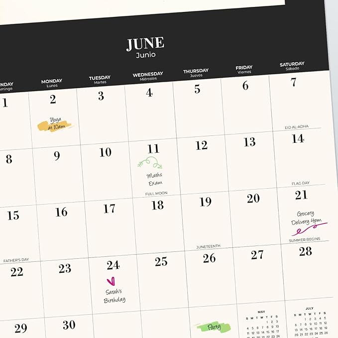 Birds Wall Calendar 2025 12" x 12" FSC® Plastic Free - Starts Week On Sunday | Square Wall Calendar | Family Planner Calendar 2025 | Vintage Calendar 2025