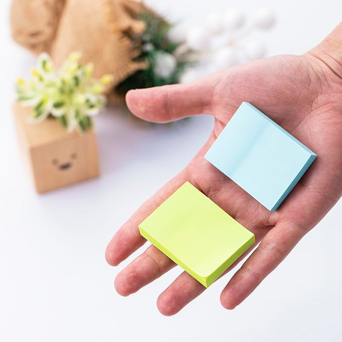 Sticky Notes 1.5x2 Inches,48 Pads, Bright Colors Self-Stick Pads,75 Sheets/Pad…