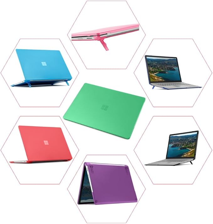 mCover Hard Case Only Compatible for 13.5" Microsoft Surface Laptop (5/4 / 3/2 / 1) with Alcantara Keyboard - Red