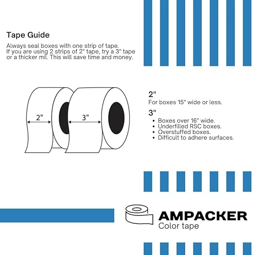 Heavy Duty Packaging Color Tape for Shipping,Packing and Moving 2" W IDE x 2.0 Mil Thick -110 Yrd Roll -Acrylic Adhesive Tape for Box Sealing. (6 Rolls, Green, 2" Wide x 110 yds)