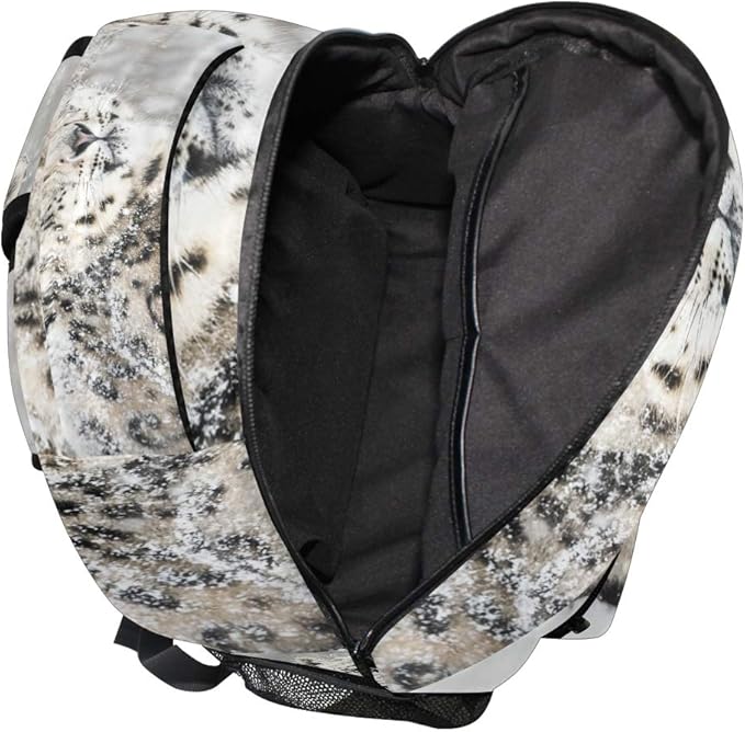 senya Snow Leopard Backpack School Bag Travel Daypack Rucksack for Students