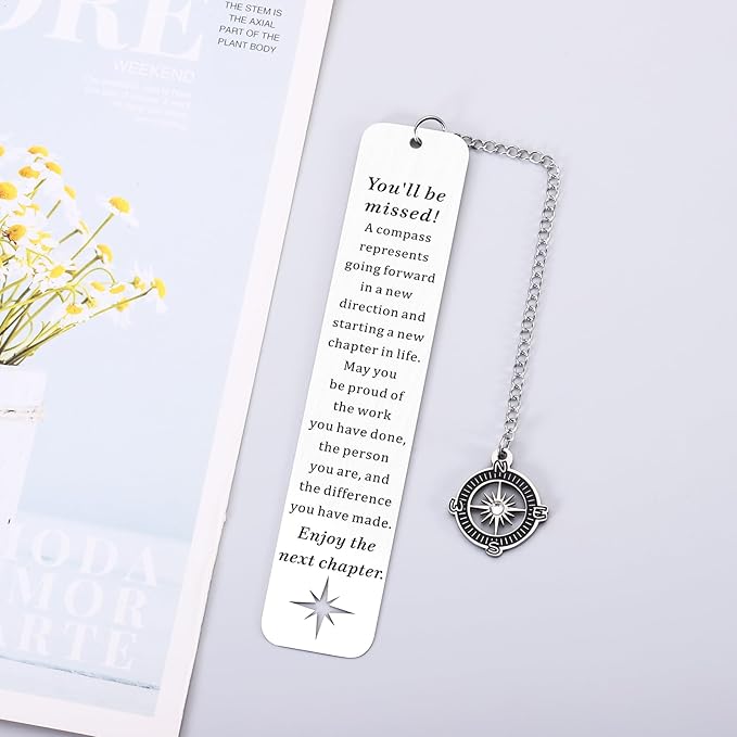 Secret Santa Gifts for Coworkers Retirement Gift for Woman Men Going Away Gifts for Coworkers Women Happy Retirement Gifts for Men Co-Worker Leaving Gifts Retirement Bookmark Gifts Promotion Gifts