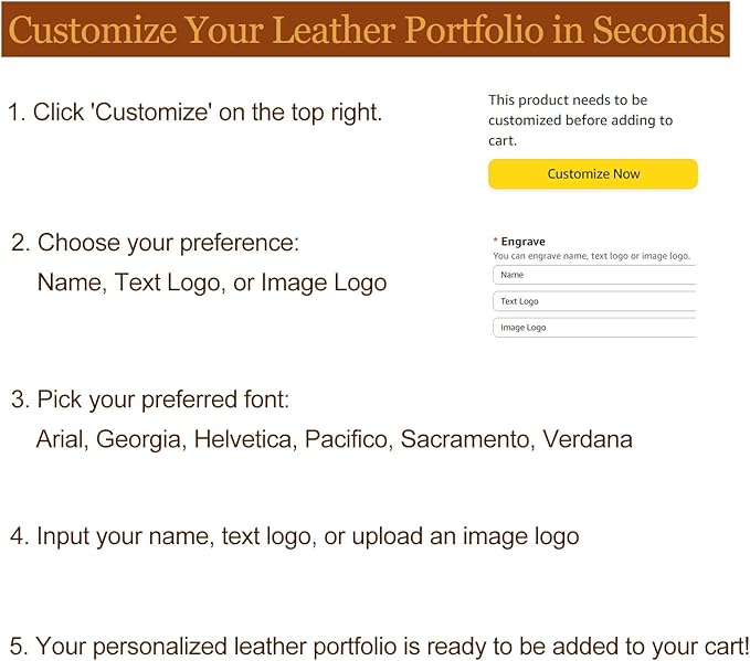 Personalized Genuine Leather Portfolio Binder, Zippered Padfolio for Men Women, Business Folio with 8.5” x 11” Notebook Holder and 13” Laptop Sleeve, Professional Folder, Dark Brown, Oil Tanned