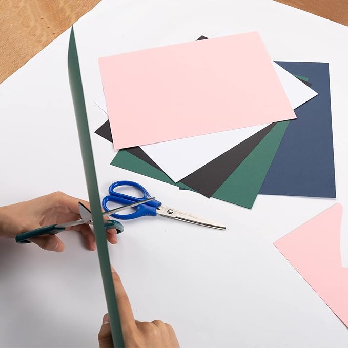 30 sheets Cardstock Paper 8 1/2 x 11 Inches for Crafts and Invitations (Navy Blue)