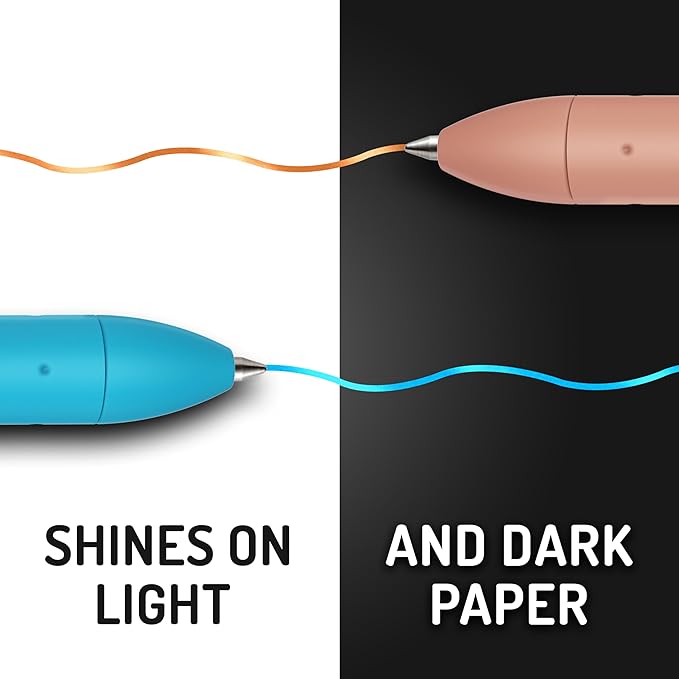 Paper Mate InkJoy Gel Pens, Metallic Pens, Retractable, Medium Point, (0.8mm) Assorted Colors, 10 Count