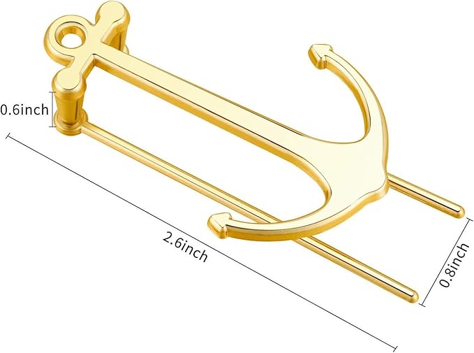 Creative Anchor Bookmark for Reading Hands Free Metal Bookmark Page Holder Book Holder Students Teachers Graduation Gifts School Office Supplies (Black)