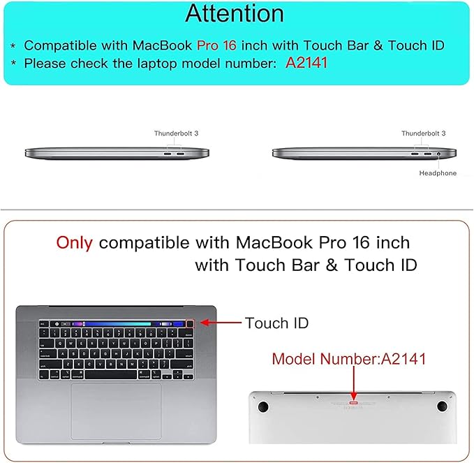 Compatible with MacBook Pro 16-inch Hard Protective Shell Cace and Keyboard Cover (A2141, 2020 2019 Release) - Firefighter and USA Flag of Star and Stripe