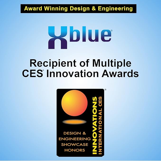 XBLUE QB1 System Bundle with 6 IP5g IP Phones Including Auto Attendant, Voicemail, Cell & Remote Phone Extensions & Call Recording