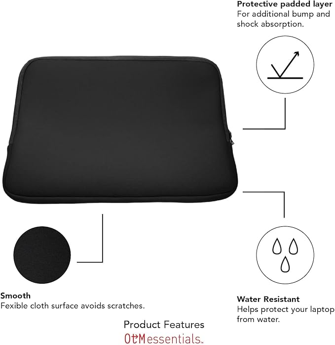 OTM Essentials 17" Soft Sleeve Laptop Case Purple