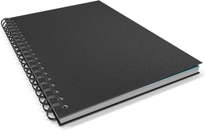 Binditek 100 Pack 16 Mil Sand-Textured Polycover, 11 x 17 Inches Binding Front and Back Covers, Lightly Textured Sand Finish, Heavyduty Binding Presentation Covers, Tabloid, Black