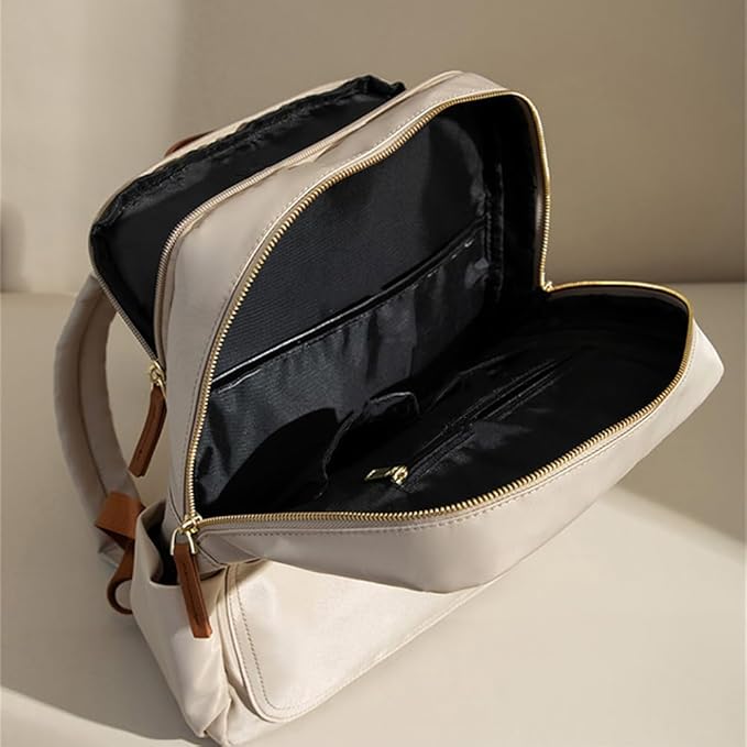 Versatile Oxford Cloth Women's Backpack - Minimalist Design for Daily Commute, Laptop Storage, and More! (Dark Grey)