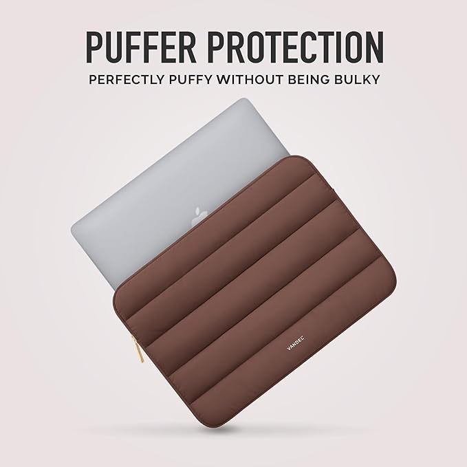 Vandel - The Original Puffy Laptop Sleeve 13-14 Inch Laptop Sleeve for Women. College Student Gifts for Christmas, Laptop Cover, MacBook Pro 14 Inch Sleeve, MacBook Air Sleeve 13 Inch, iPad Pro 12.9