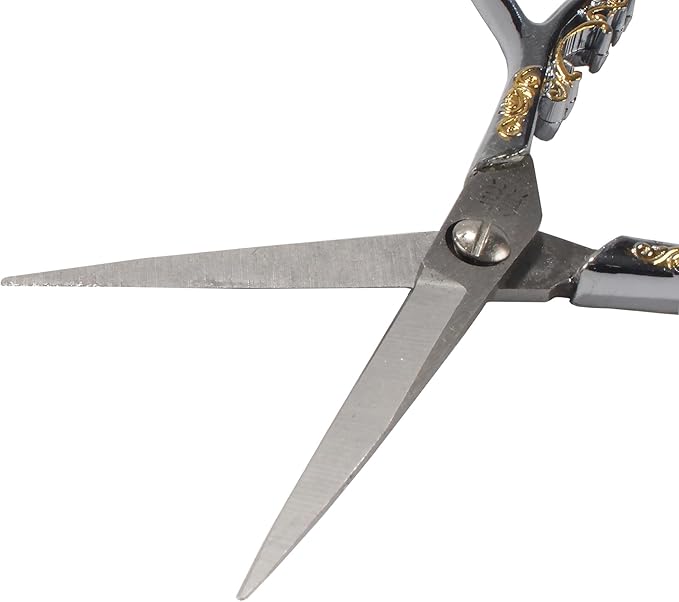 JubileeYarn Scrollwork Embroidery Craft Scissors - Silver - 3 Scissors