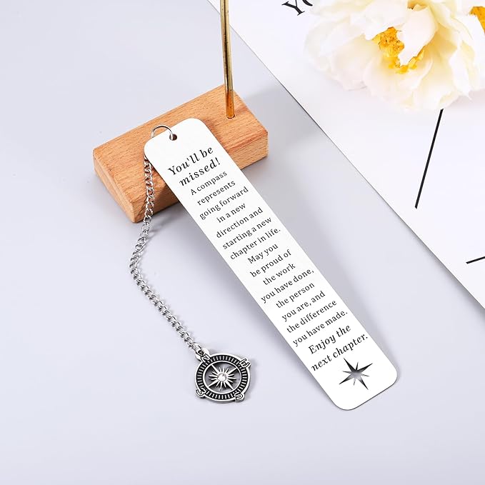 Secret Santa Gifts for Coworkers Retirement Gift for Woman Men Going Away Gifts for Coworkers Women Happy Retirement Gifts for Men Co-Worker Leaving Gifts Retirement Bookmark Gifts Promotion Gifts