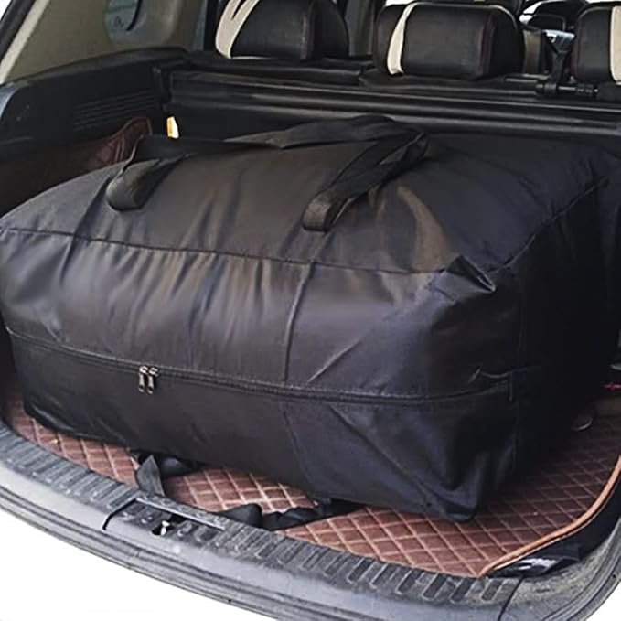 Extra Large Storage Bag for Moving Travel Bag Waterproof Large Moving Bag with Double Zippers and Reinforced Handles Large Capacity Duffle Bag for Moving Traveling Home Storage Packing
