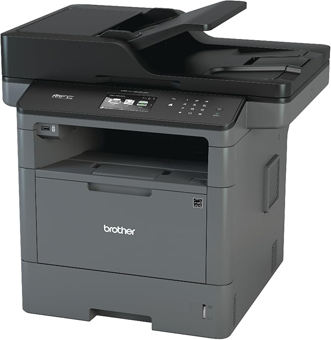 Brother Monochrome Laser Printer, Multifunction Printer, All-in-One Printer, MFC-L5900DW, Wireless Networking, Mobile Printing & Scanning, Duplex Print, Copy & Scan, Amazon Dash Replenishment Ready