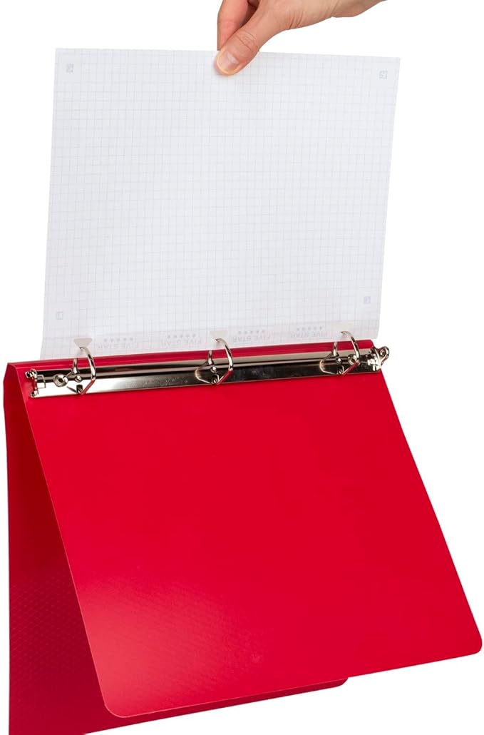 Five Star Loose Leaf Paper + Study App, Notebook Paper, Graph Ruled Paper, 8-1/2" x 11", 80 Sheets, Reinforced Filler Paper, Fights Ink Bleed (170122)