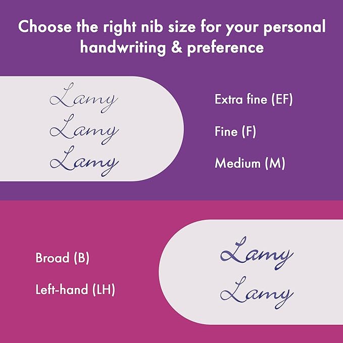 LAMY safari pink cliff - Fountain Pen with ergonomic grip & polished steel nib in size M - ideal for any Writing & Calligraphy - including LAMY T 10 blue cartridge - Right-Handed