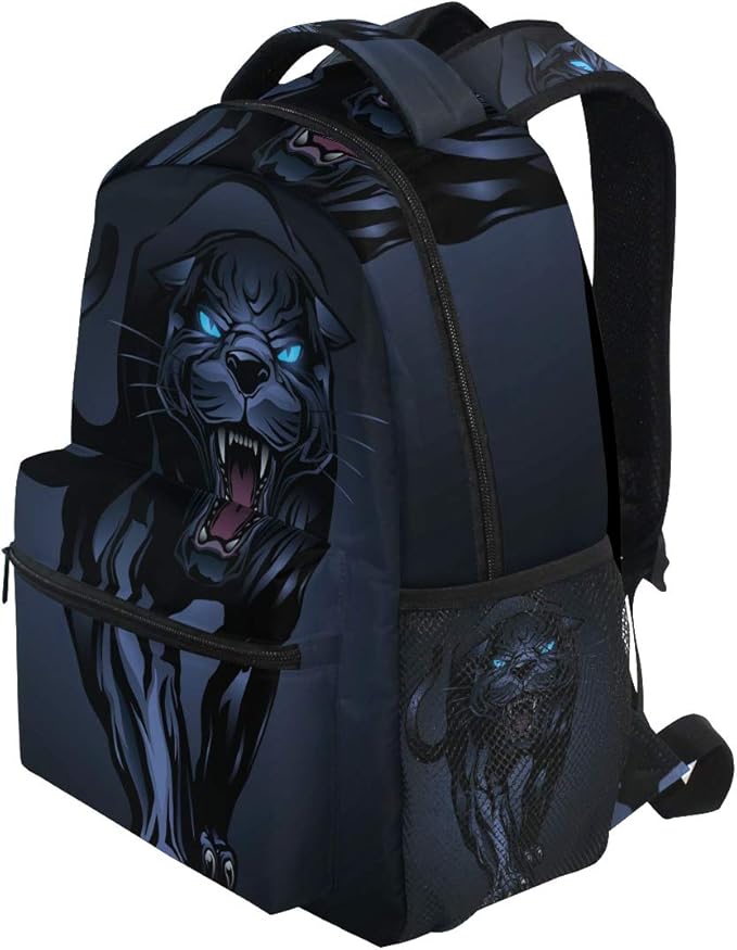senya Roaring Panther Backpack School Bag Travel Daypack Rucksack for Boys Students