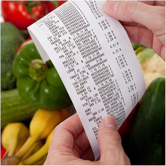 OausTect 3 1/8" x 230' Direct Thermal Paper Roll for Credit Receipt, Cash Register, POS Paper (50roll)
