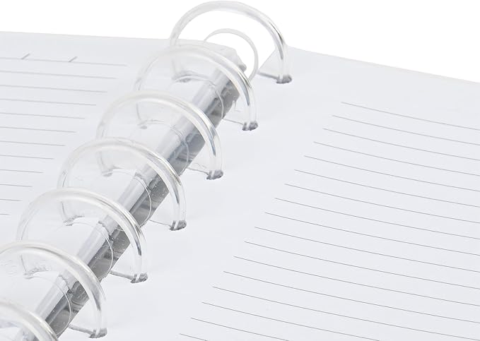 Talia Discbound Notebook - Discs (Clear, 1inch)