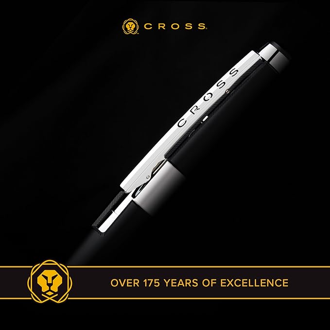 Cross Edge Matte Black Lacquer Gel Rollerball Pen