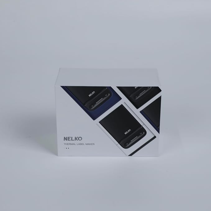 Nelko Label Maker Machine with Tape, PM220 Bluetooth Label Printer, 2 Inch Portable Thermal Printer for Small Business, Address, Logo, Clothing, Sticker Printer for iOS, Android & PC, White