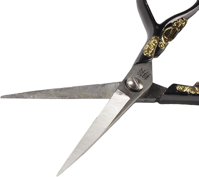 JubileeYarn Scrollwork Embroidery Craft Scissors - Black - 10 Scissors