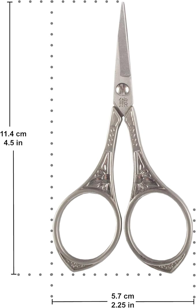 JubileeYarn Sun Motif Embroidery Craft Scissors - Bronze - 10 Scissors